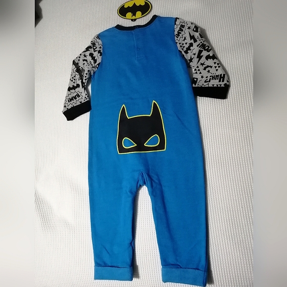 🔥SALE🔥 Batman DC Comics Baby Boy's Bodysuit Jumpsuit NWT Sizes 6-12M, 12-18M - Picture 7 of 9